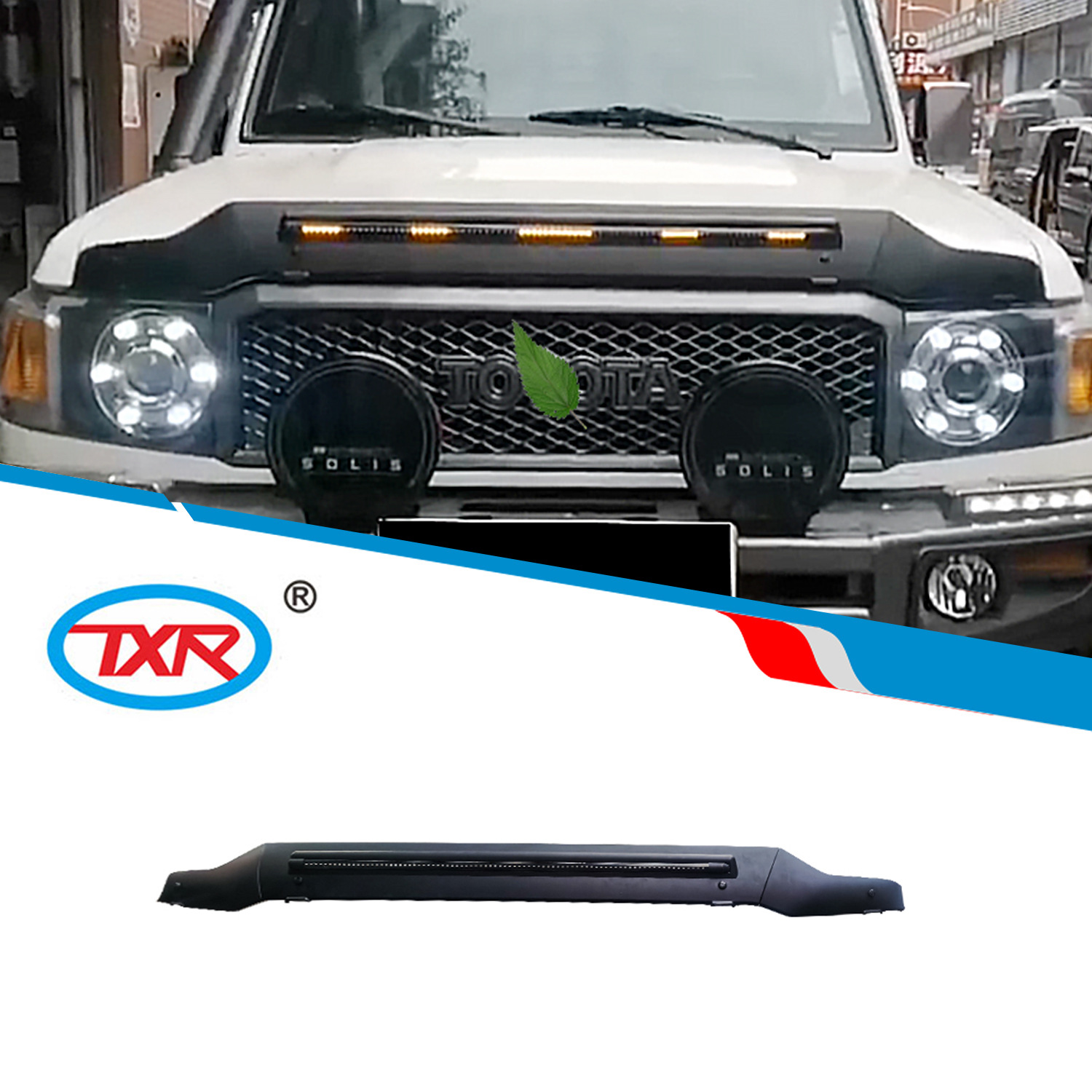 Aplicable a Toyota LandCruiser lc79 78 76 70 Bloque de arena y grava modificado Piezas de automóvil resistentes a la arena