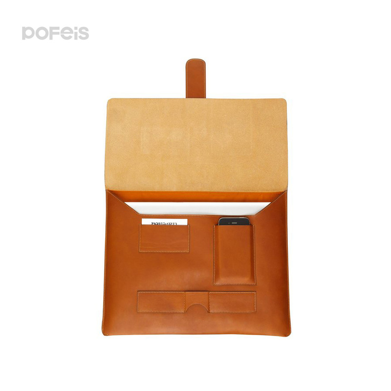 [Professional Customization] Genuine Leather Computer Sleeve Bag Apple Xiaomi Huawei 14/15/ 16inch Laptop Bag