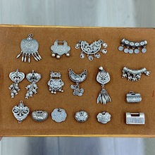 批发三七银新中式配件diy手工串珠材料手链项链饰品散珠