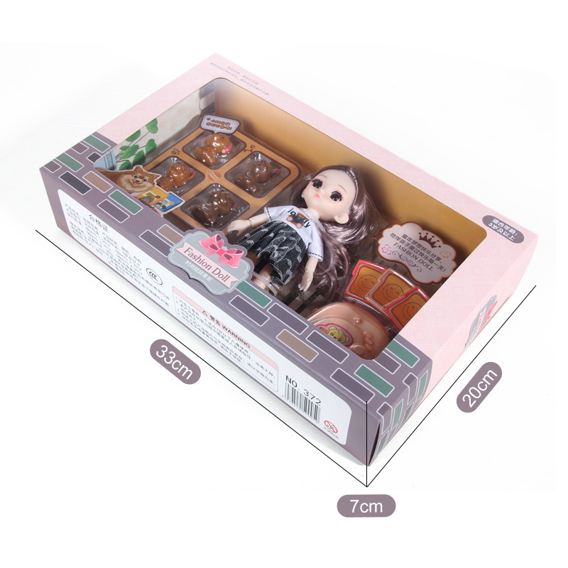 地摊玩具批发套装女童洋娃娃礼盒 换装娃娃儿童女孩盒装玩具套盒