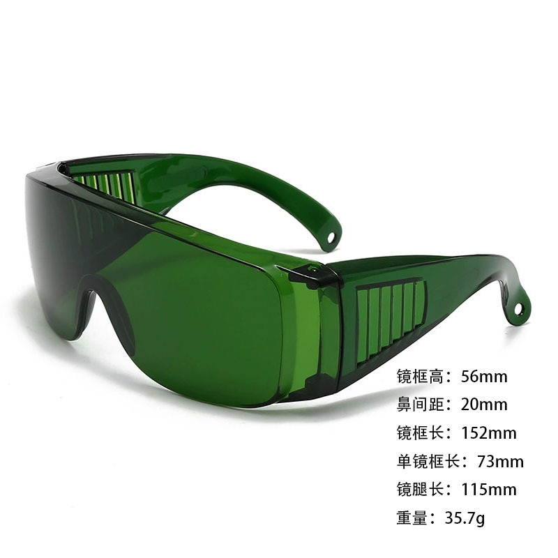 ANSIZ87 Gafas EN166 salón de belleza láser rojo verde azul soldadura eléctrica negro IPL gafas OPTE depilación ligera