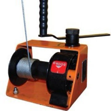 自锁式手摇绞盘重型绞盘 小型绞车升降吊机双向自锁式手摇绞盘 2