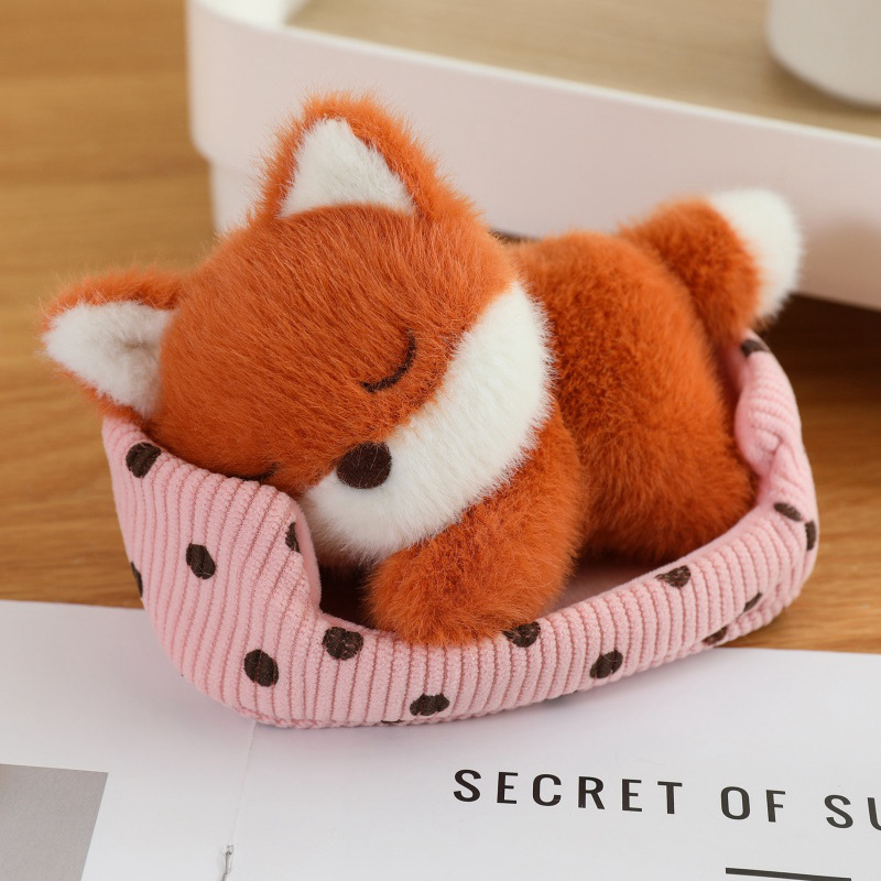 Sofá creativo para cachorros gatos juguetes de peluche de escritorio para adornos de automóviles osos zorros muñecas muñecas