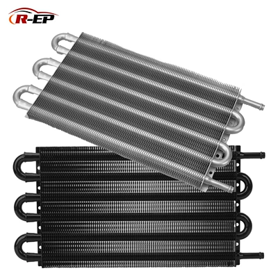 Car Radiator Universal Transmission Oil Cooler Modified Pipe Belt Air Conditioning Radiator Exhaust Pipe Condenser
