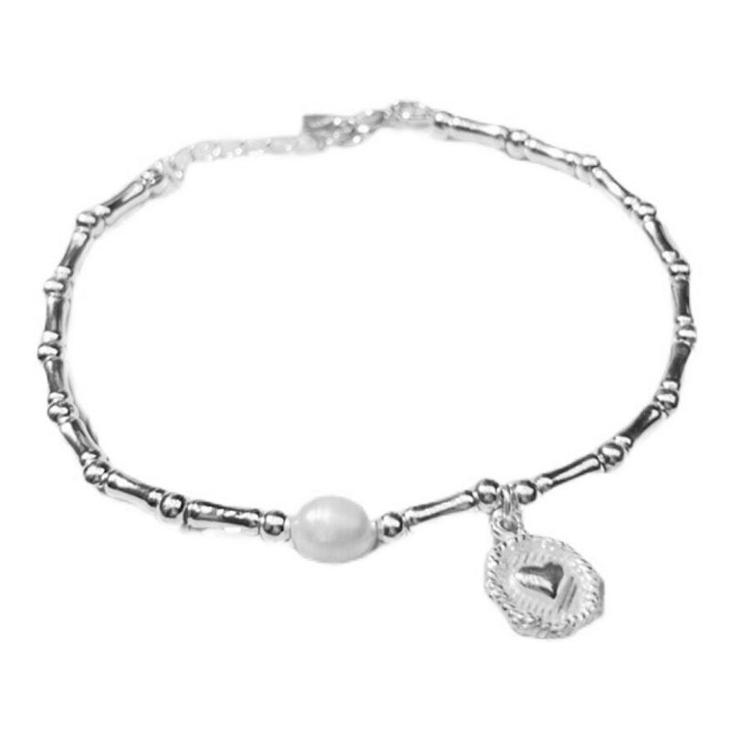 Bambusknut armband i sterling silver för kvinnor lyxig present_voghion.com