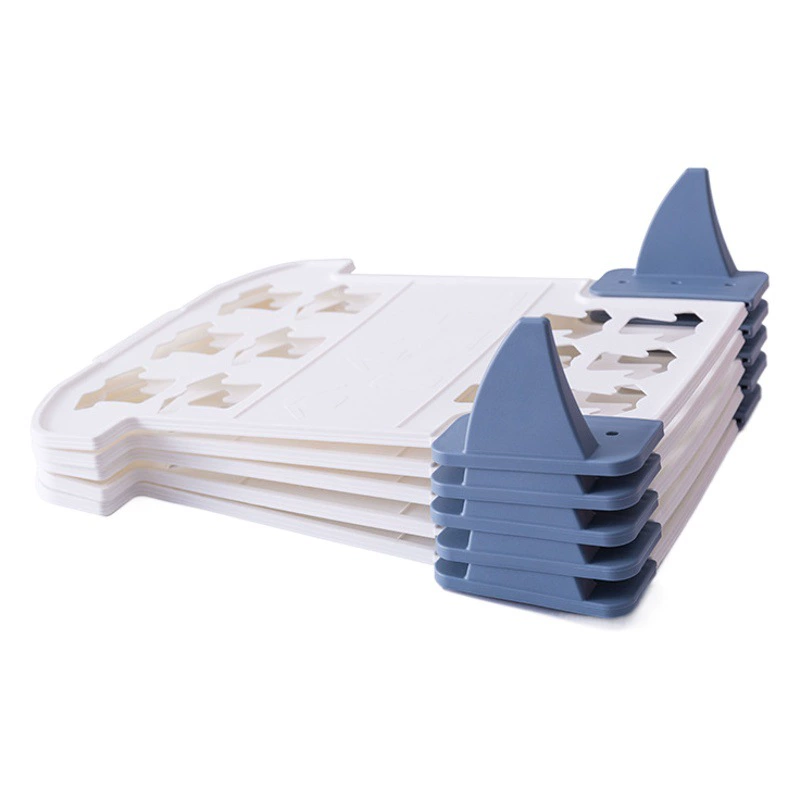 Ленивая Складная тарелка Модернизированная Штабелируемая Складная тарелка для хранения свитера Складная одежда Артефакт Классификация одежды Складная версия