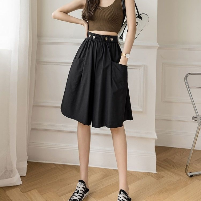 블랙 가로 버클 4개