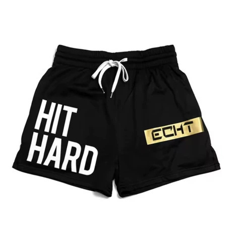 2024 Nwe Summer Men's Shorts Printed Sports Shorts Fitness Sports Beach Shorts Breathable Mesh Shorts