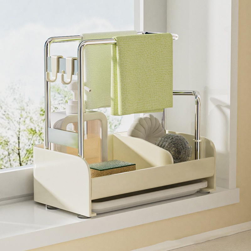 Source Factory Rag Rack Countertop Wall-Mounted Punch-Free Sink Drain Rack Sponge Scrubbing Dishcloth Storage Rack Source Factory Rag Rack Countertop Wall-Mounted Punch-Free Sink Drain Rack Sponge Scrubbing Dishcloth Storage Rack