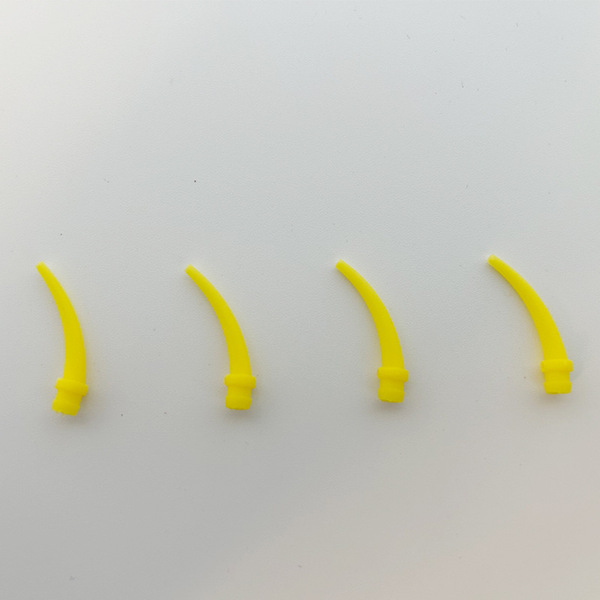 치과 실리콘 고무 혼합 헤드 일회용 혼합 및 혼합 전달 머리 치과 실리콘 인상 재료 혼합 튜브