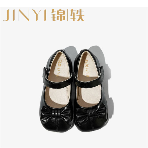 童鞋女童黑皮鞋幼童学步宝宝鞋秋季新款儿童单鞋时尚小公主学生鞋