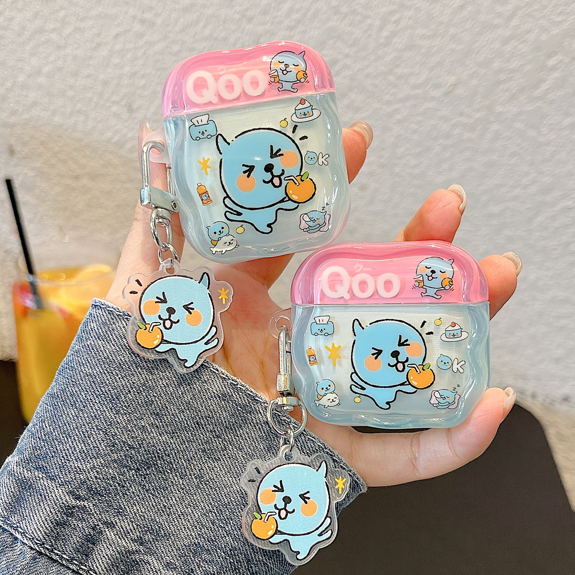 Casas de auriculares IMD Cartoon Queer para AirPods Pro Casas de auriculares Bluetooth AirPods3 / 4 generación a prueba de caídas image 2