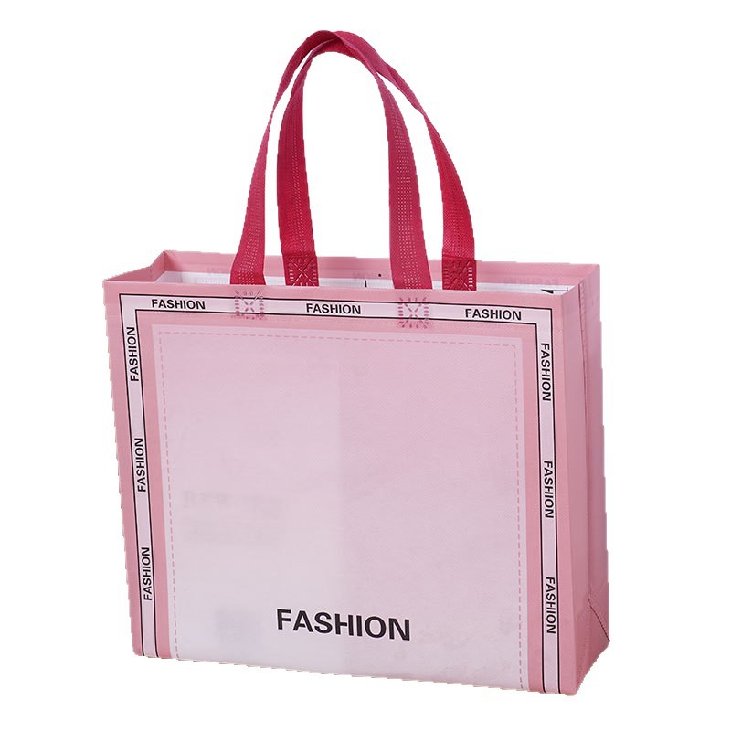 Bolsas de mano de tela no tejida recubiertas bolsas de regalo bolsas de tienda de ropa bolsas de compras de ropa de mujer