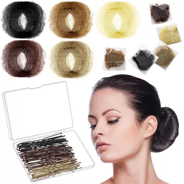 90pcs manufacturer's cross-border ultra-fine nylon net cap for flight attendants, professional hair styling invisible hairnet, dance hair cap, Hanfu workwear