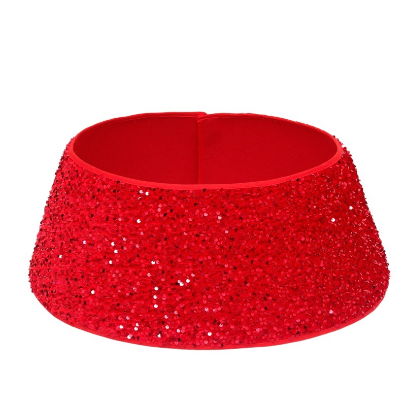 Nueva falda transfronteriza del árbol de Navidad Circunferencia del árbol de Navidad lentejuelas de impresión creativa tridimensional decoración del fondo del árbol accesorios de diseño de escena