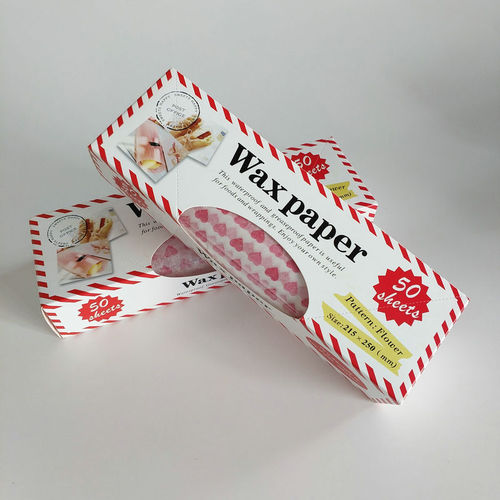 Cross-border wax paper Wax Paper food wrapping paper snack paper (25X21.5) greaseproof paper baking wax paper