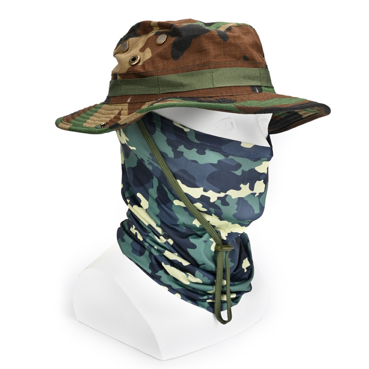 Pañuelo para el cuello con protección solar, sombrero de ala redonda y grande para hombre, adecuado para senderismo, camping, pesca, sombrero de pescador transpirable con protección solar, sombrero para el sol plegable.