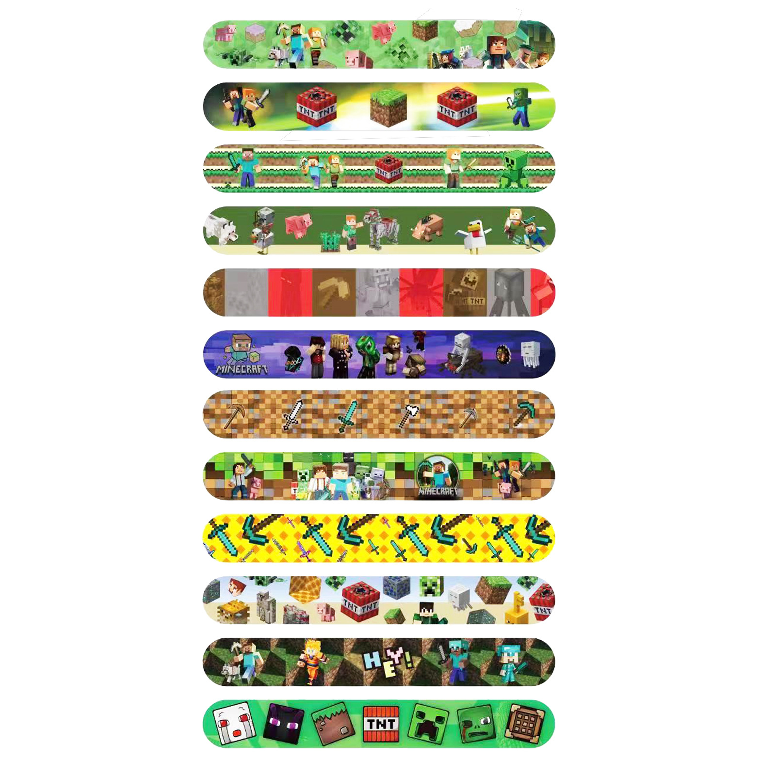 Mi mundo collar compuesto adhesivo conjunto de pegatinas decorativas regalo cuadrado pixel tema de juego