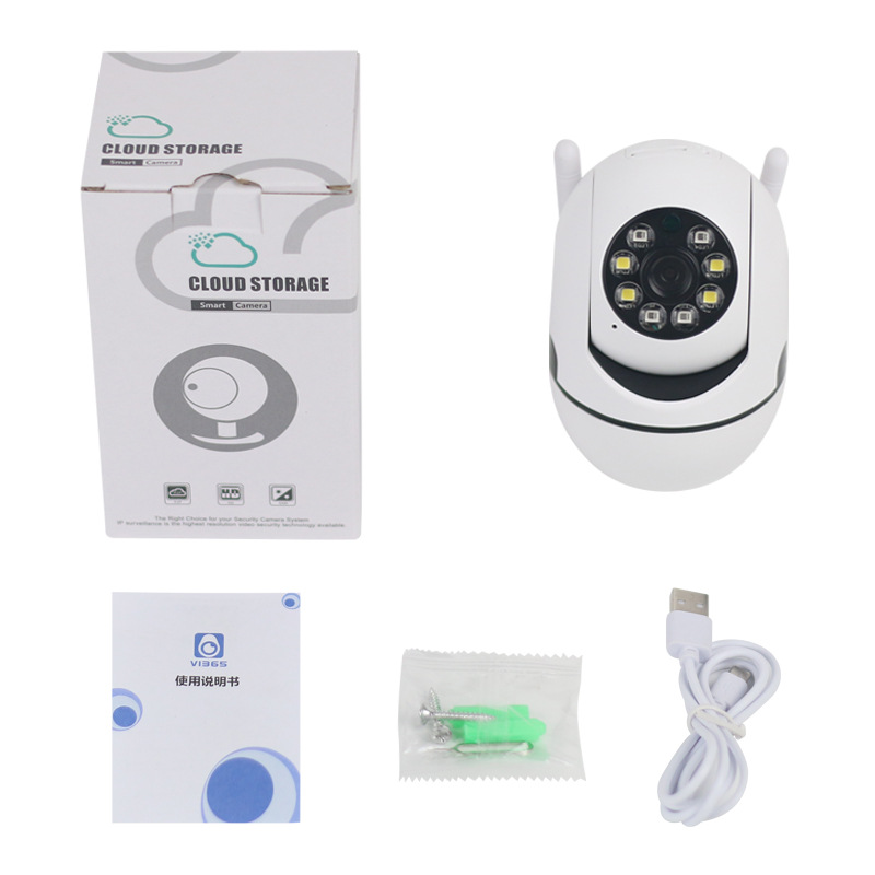 USB bombilla cámara inalámbrica WiFi HD visión nocturna PTZ control techo montado en la pared de vigilancia de seguridad al por mayor