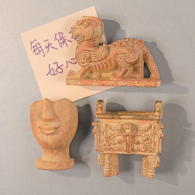 河南洛陽泥彫り文化創造的なお土産立体冷蔵庫マグネット中国都市旅行記念装飾ギフト|undefined