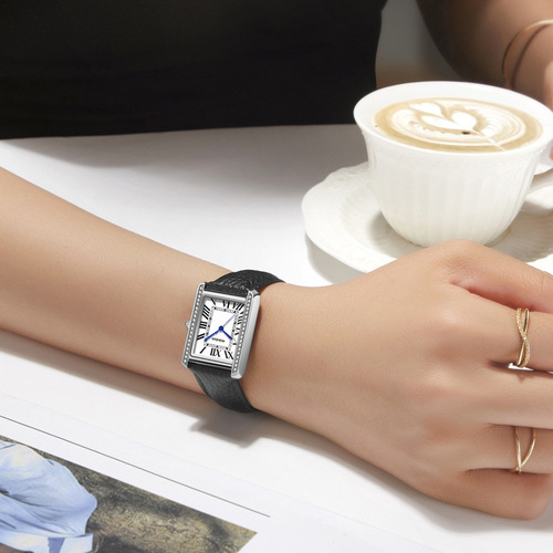  New Women's Watch Fashion Trend Waterproof Quartz Watch Genuine Leather Strap Watch Women's Foreign Trade Watch Wholesale