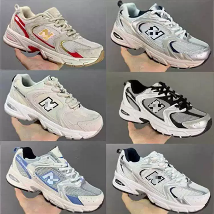 跨境莆田爆款N530白银复古老爹鞋男休闲运动鞋透气百搭跑步鞋女鞋