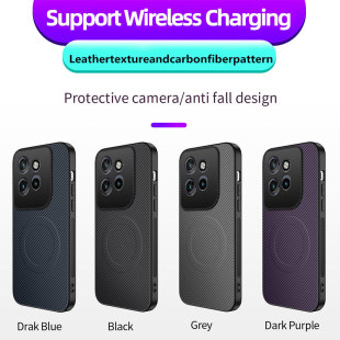 Suitable for MOTOROLA EDGE 60 FUSION mobile phone case carbon fiber pattern magnetic EDGE 50PRO case