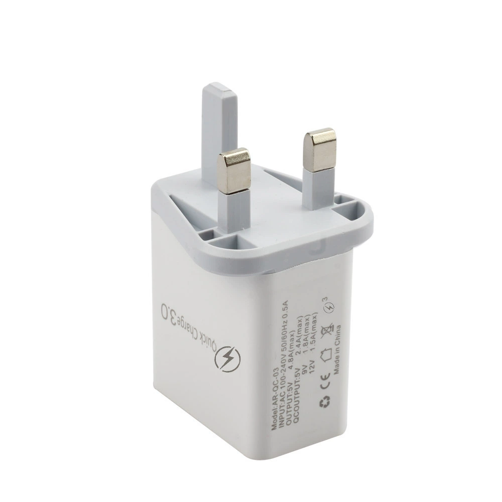 3USB британская фабрика быстрой зарядки QC 3.0 версия треугольник Британский зарядное устройство быстрая зарядка Travel Head