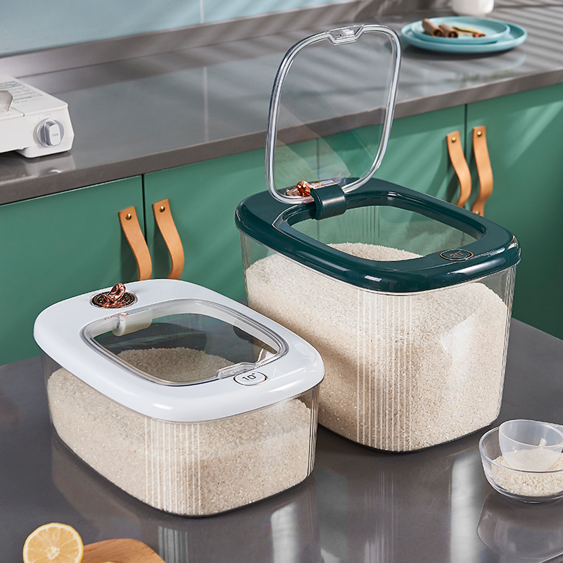 Bolan rice storage box insect-proof and moisture-proof sealed rice cylinder flour storage tank rice storage box food-grade rice bucket household