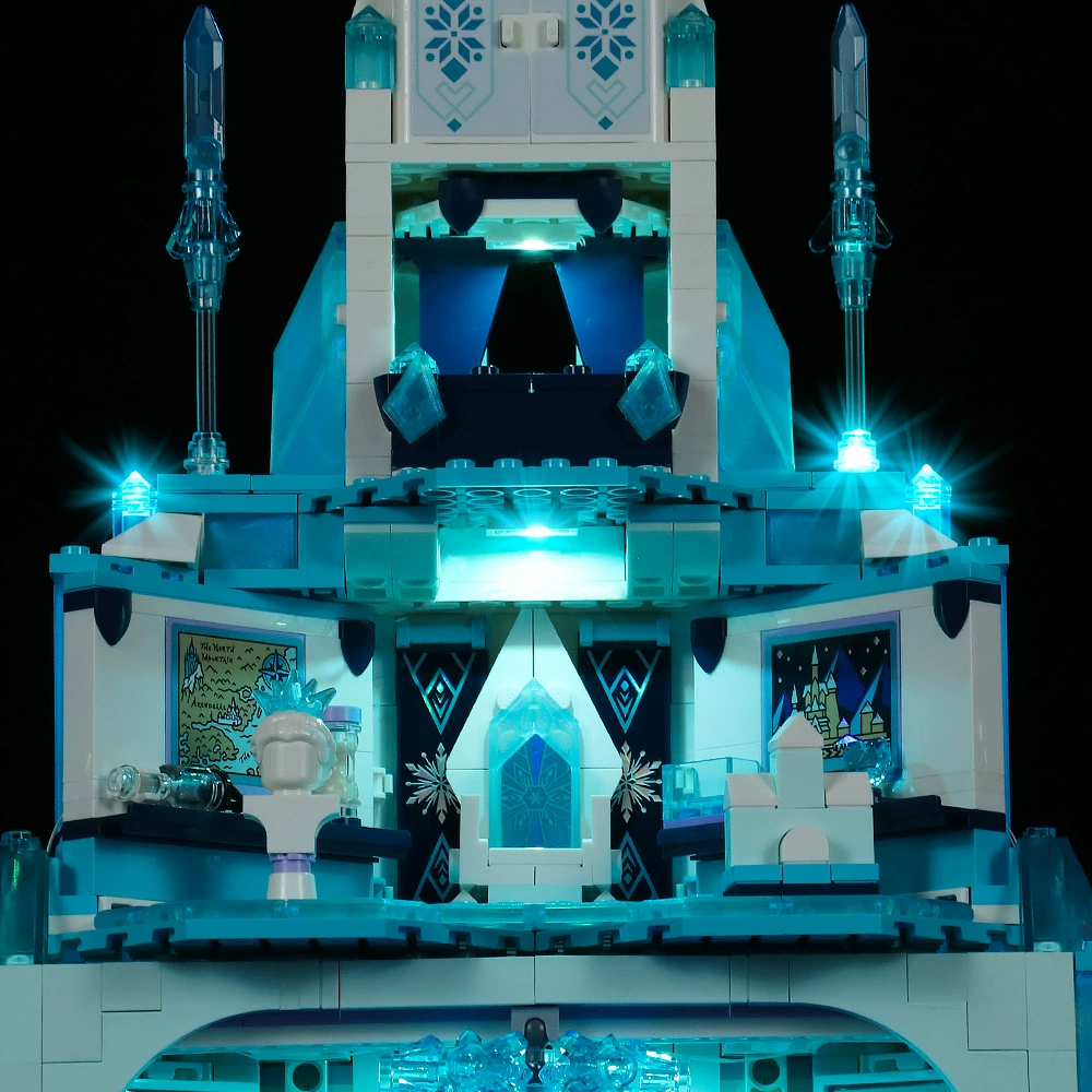 Совместимо с Lego 43197 Замок Анны Подсветка GC кросс-бортовая специальная все-в-одном подсветка