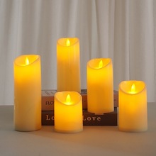 LED摇摆电子蜡烛音乐会婚礼婚庆生日剧本杀摄影装饰氛围仿真蜡烛