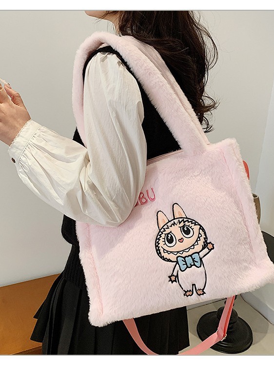 国境を越えてウサギのぬいぐるみを卸売りする女性バッグの補習袋はかわいいスティッチのハンドバッグの誕生日プレゼントのクロミ|undefined