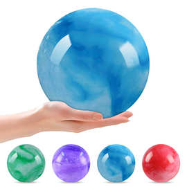 跨境户外戏水早教充气玩具球彩色环保pvc加厚防爆9英寸儿童云彩球