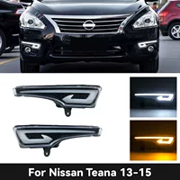 Для Nissan 13-15 Teana дневной свет NissanTeana DRL модифицированный светодиодный желтый поворотный свет