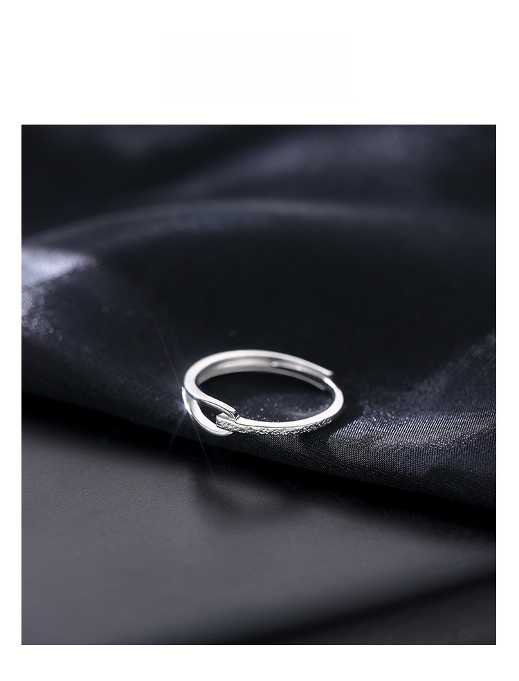 Plain Ring Self-discipline Ring Women's Tail Ring Index Finger Ring Summer Niche Design Fashion Exquisite Open Ring_voghion.com