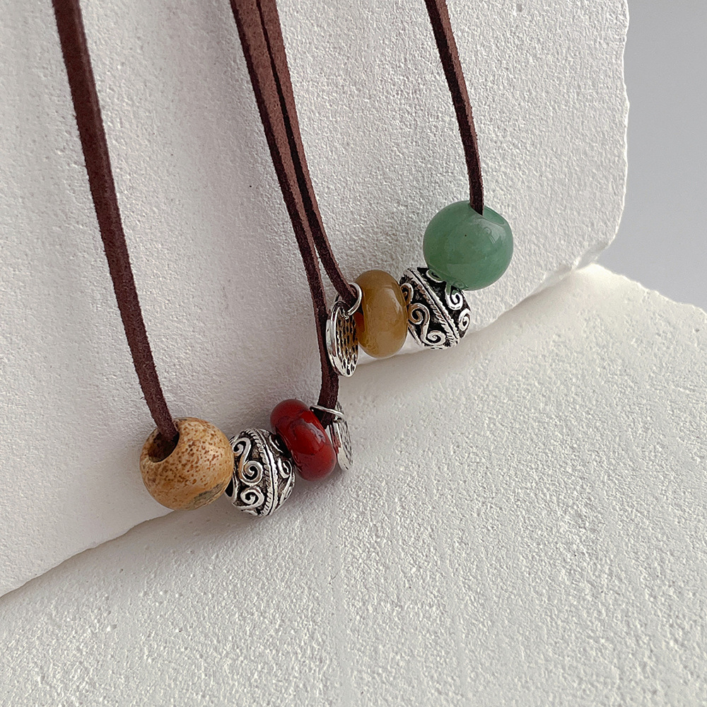 1 Piece Retro Geometric Artificial Crystal Handmade Womenu0027S Necklace