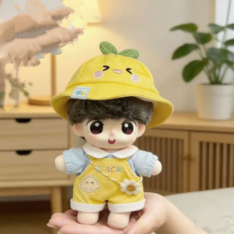 In-Stock Kindergarten Cotton Doll Clothes Set with Vinyl Overalls for 10cm Universal Dolls In-Stock Kindergarten Cotton Doll Clothes Set with Vinyl Overalls for 10cm Universal Dolls