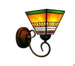 Baohua Tiffany moderno color minimalista lámpara de pared dormitorio lámpara de noche pasillo de estilo europeo salón lámpara de pared de fondo