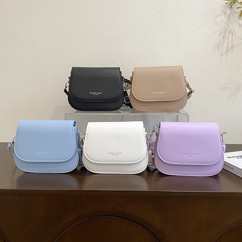 Mule saddle bag women crossbody bag 2024 new fashion spring simple trendy ladies shoulder bag