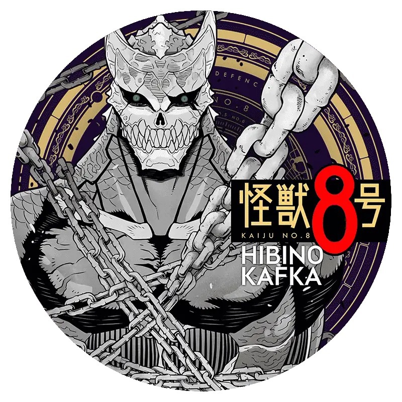 Monster 8, the surrounding millet badge, baroque, two-dimensional badge, Hibiya Ichikawa Renochiko 