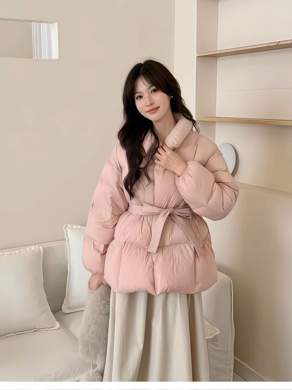 羽绒服女高级感甜美百搭收腰气质90绒子鸭绒小个子保暖显瘦外套|undefined