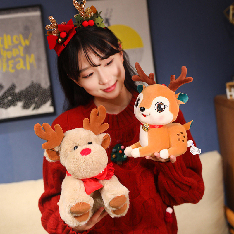 クロスボーダークリスマスぬいぐるみサンタクロースヘラジカ人形祝日プレゼントクリスマスツリー装飾品工場卸売り|undefined