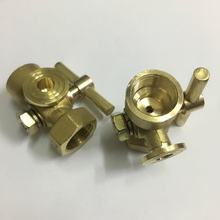 供应X14W-10T 三通压力表旋塞阀  黄铜材质二两通旋塞 内丝旋塞阀