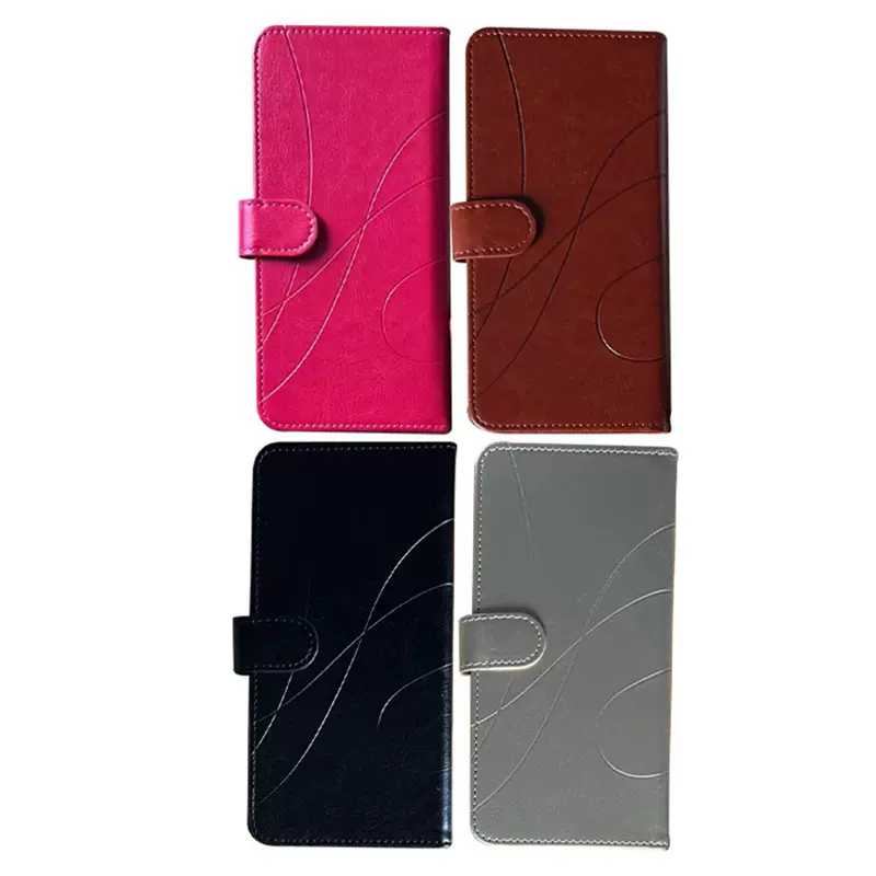 定制跨境手机保护套水晶料可加logo带插卡防摔高级感通用防护皮套