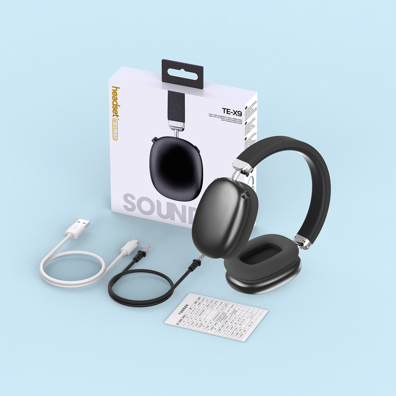 国境を越えた新製品 TE-X9 ヘッドセット ワイヤレス Bluetooth ヘッドセット 重低音 スポーツ ゲーム 携帯電話 ユニバーサル|undefined