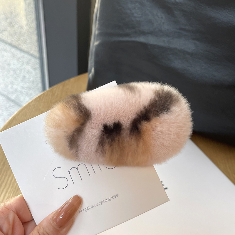 pink leopard print bb clip