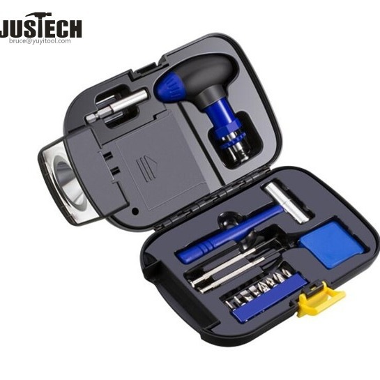 供应宇一牌 带灯组套工具，家用组合工具 LED带灯工具204G