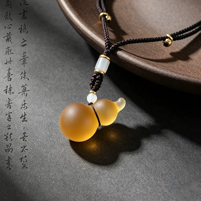 Car hanging: Interior Accessories, Wholesale and Dropshipping - wordless-gourd-necklace-yellow