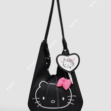 超火Hello kitty托特包包包女2025年学生单肩包大容量上课通勤包