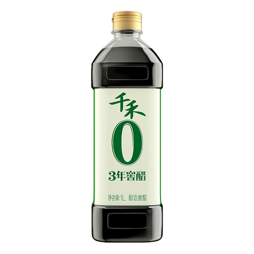 【Qianhe 3-Year-Aged Vinegar 1L】0 Added Fermented Vinegar for Cold Dishes, Dumplings, Dipping Sauce, and Table Seasoning